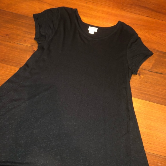 Black loose mini dress - Picture 3 of 3